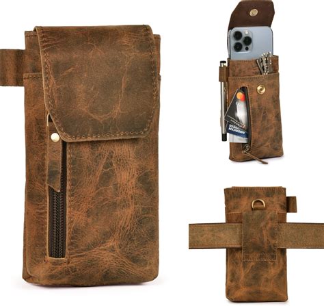 Amazon Leather Village Genuine Leather X Phone Holster Pouch