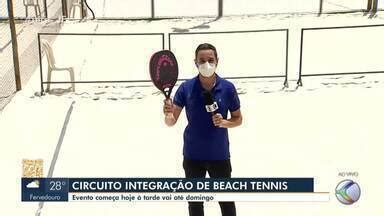 Globo Esporte Zona da Mata Circuito Integração de Beach Tennis começa