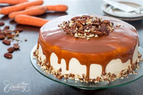 Caramel Carrot Cake Carrot Cake With Salted Caramel