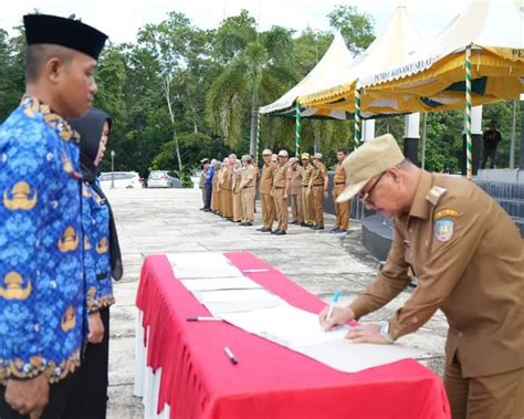 Lantik Pppk Bupati Surunuddin Tekankan Disiplin Dan Peningkatan