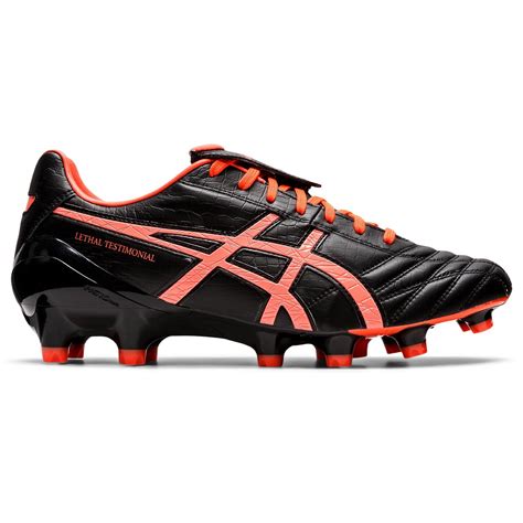 Asics Lethal Testimonial 4 It Mens Football Boots Blackflash Coral