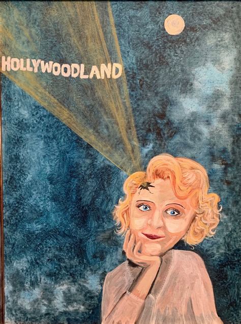 Peg Entwistle, Hollywoodland, Hollywood Sign, Portrait, Original ...