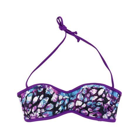 Becca Womens Printed Push Up Bikini Swim Top Womens Apparel Free