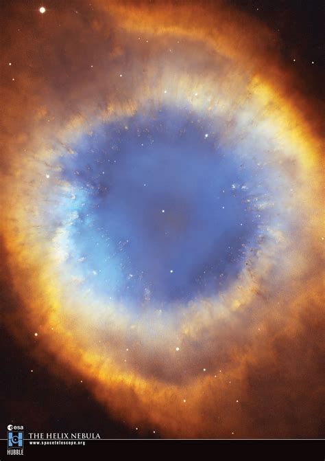 Postcard The Helix Nebula Esa Hubble