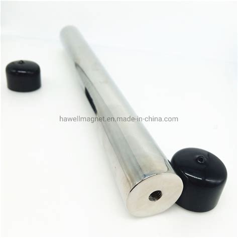 Dia32mm 10000 Gauss Magnet Rods N52 Neodymium Magnetic Bar China Bar