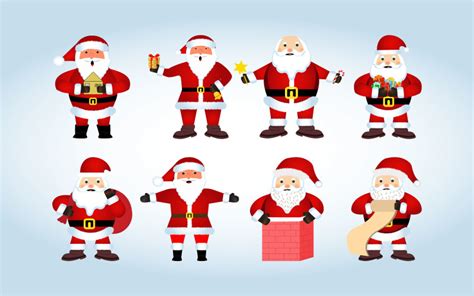 Santa Claus Vector Design Bundle 280610 Templatemonster