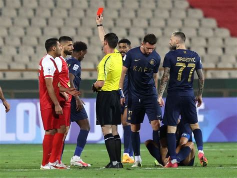 Football Soccer Red Card Helps Ronaldos Al Nassr Win Asian Champions