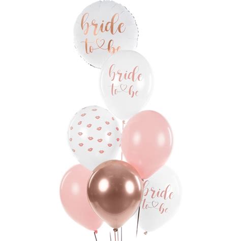 Globos de látex de Bride de 30 cm PartyDeco 6 unidades por 2 50