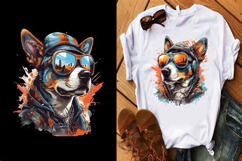 Funny Dog T-shirt Design Ai Prompts Graphic by Tee Shop Lover · Creative Fabrica