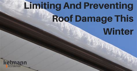 Prevent And Limit Winter Roof Damage Kelmann Restoration