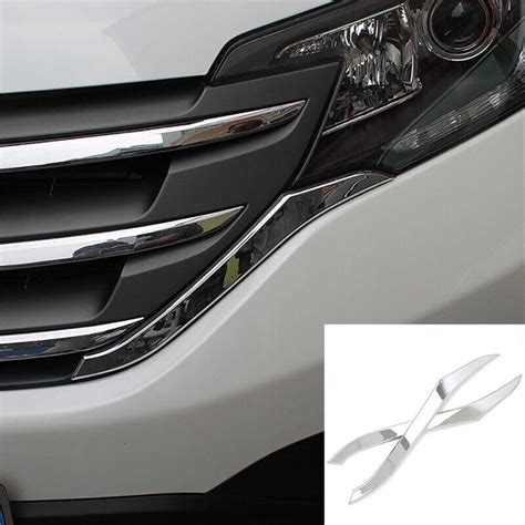 FIT For Honda CRV CR V 2012 2014 ABS Chrome Front Center Grille Strip