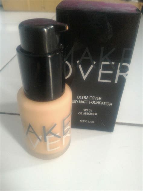 Make Over Liquid Matt Foundation Shade Nude Silk Kesehatan