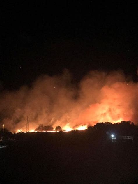 Anagni Incendio Di Ingenti Proporzioni Nell Area Della Ex Polveriera