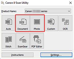 Canon Inkjet Manuals Ts Series Scanning Documents And Photos