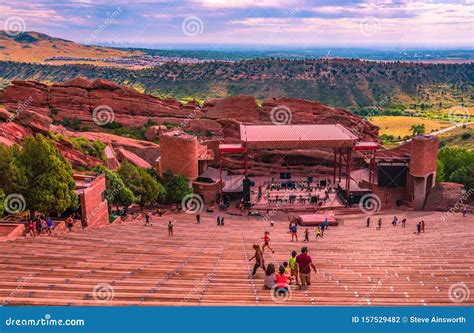Iconic Red Rocks Park Mountain Amphitheatre Editorial Image