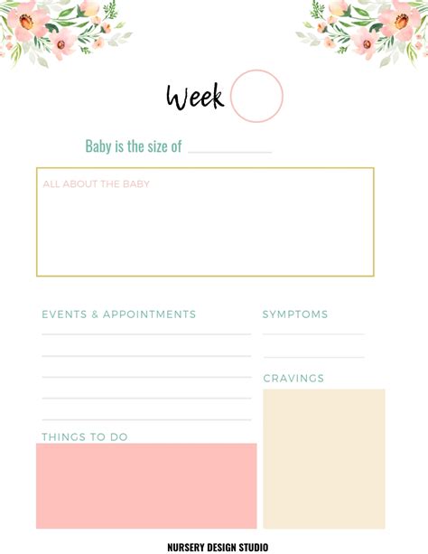 Home Binder And Pregnancy Planner Free Printables Nursery Design Studio