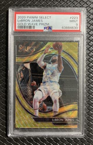 Lebron James Panini Select Courtside Ssp Gold Wave Prizm