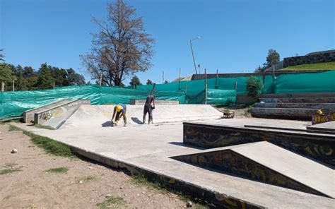 AVANZA LA AMPLIACIÓN DE LA PISTA DE SKATEPARK EN EL FUTURO PARQUE DE