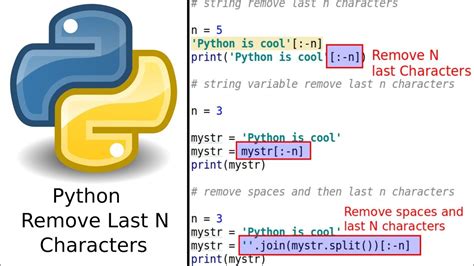 Python String Remove Last N Characters Youtube