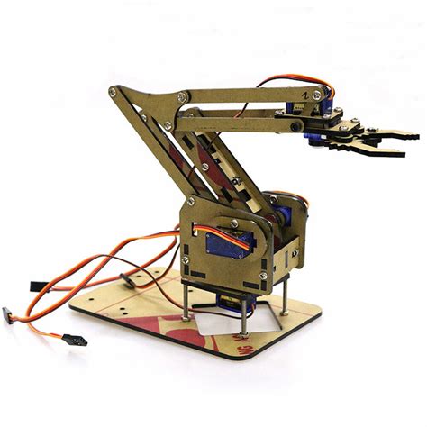 Nouveau DIY 4DOF Arduino acrylique kit de préhension bras robot