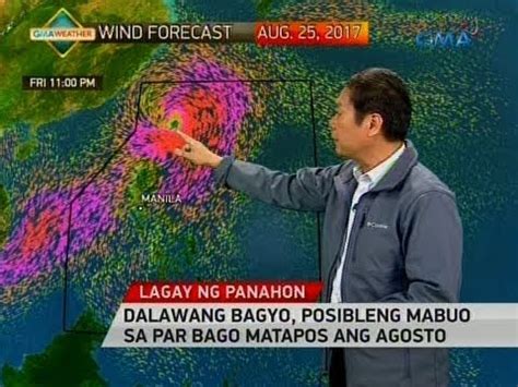 Oras Dalawang Bagyo Posibleng Mabuo Sa Par Bago Matapos Ang Agosto