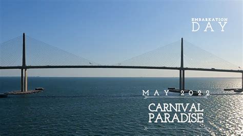 Carnival Paradise May Embarkation Day Youtube