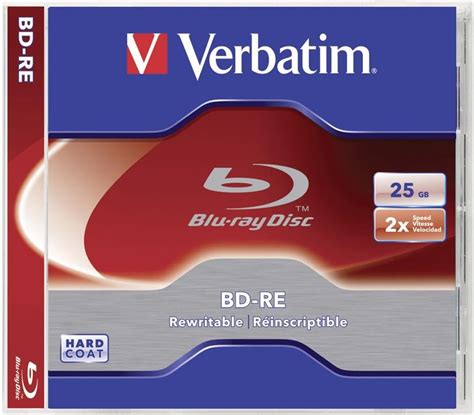 Verbatim 43614 BD RE Rewritable 25GB Blu Ray Disc Jewel Case Amazon