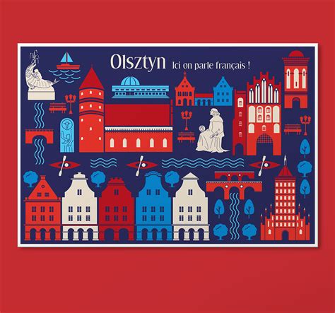 Olsztyn Postcards Magdagach Pl Studio Graficzne Ilustracje I