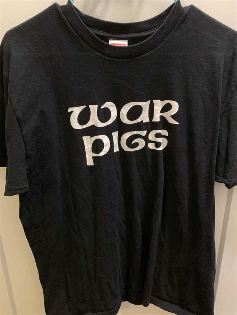 Supreme Supreme X Black Sabbath War Pigs Tee Black Si Gem