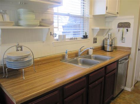 Diy Faux Butcher Block Counters Easy And Affordable