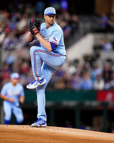 Texas Rangers On Twitter DeGrom In Powder Blue