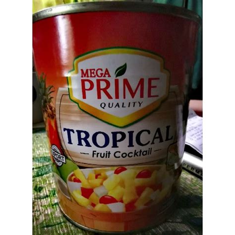 Mega Prime Tropical Fruit Cocktail In Easy Open Can 822g Shopee Philippines