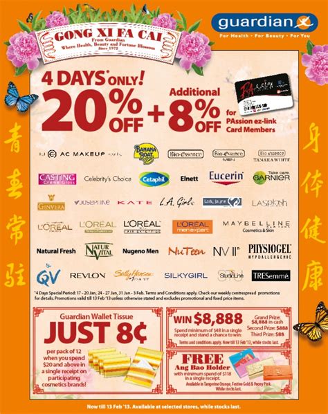 Guardian CNY Sale Great Deals Singapore