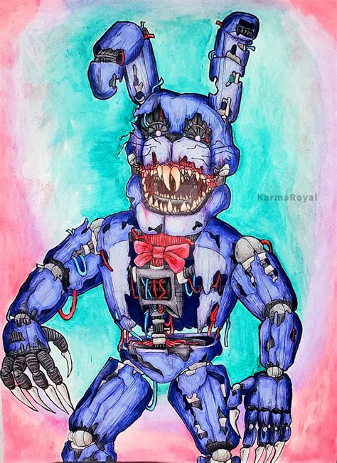 Fnaf 4 Nightmare Bonnie By Karmaroyal On Deviantart