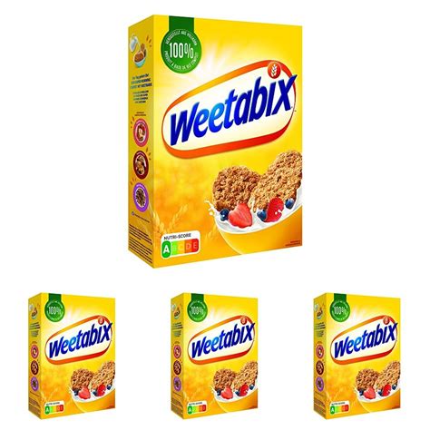 Weetabix Original Whole Grain 430g Pack Of 4 Amazon De Grocery