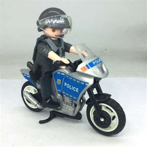 Playmobil Motard De Police