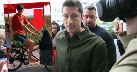 Burza wokół zdjęcia Lewandowskiego na rowerze Rzucają gromy i