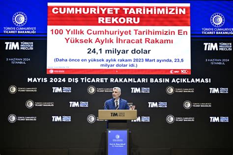 Mayıs ayında ihracat rekoru 24 milyar dolar olarak kayıtlara geçti