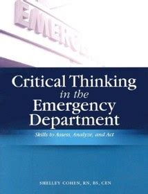 خرید و قیمت دانلود کتاب Critical Thinking in the Emergency Department