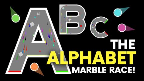 The Alphabet Elimination Algodoo Marble Race Youtube