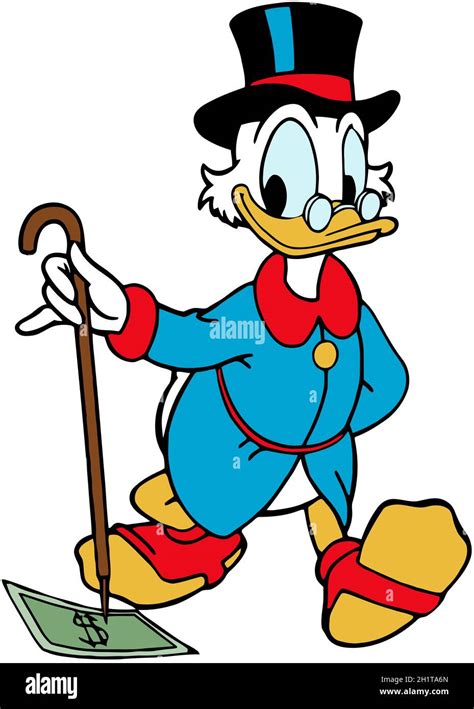 Scrooge Mcduck Gold Coins Cut Out Stock Images Pictures Alamy