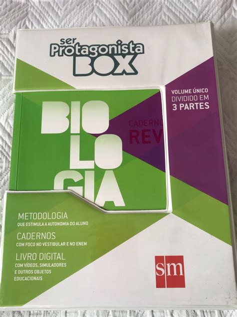 Box De Livros Ser Protagonista Biologia Livro Livraria Sm Usado