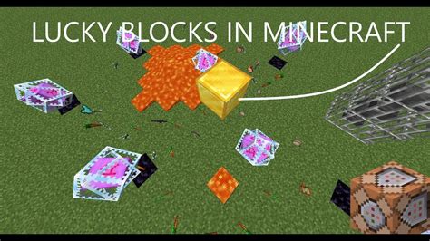 How To Make Lucky Blocks In Minecraft Java Youtube