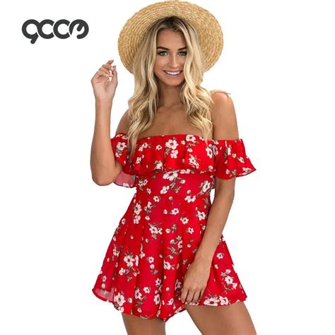 Chiffon Floral Beach Dress 2017 Printed Ladies Floral Beach Dress Sexy Mini Beach Dresses Summer