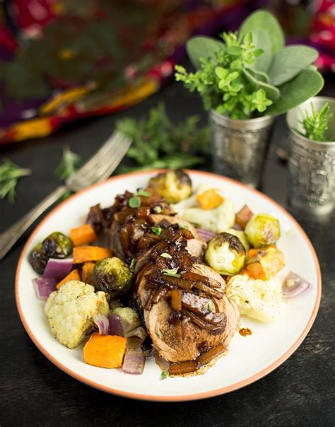 Cumin Roasted Pork Tenderloin Kiwi And Carrot