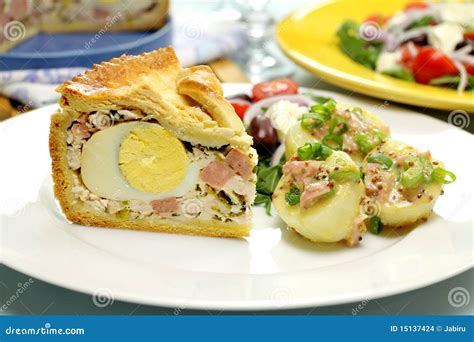 Ham And Egg Pie Stock Images - Image: 15137424