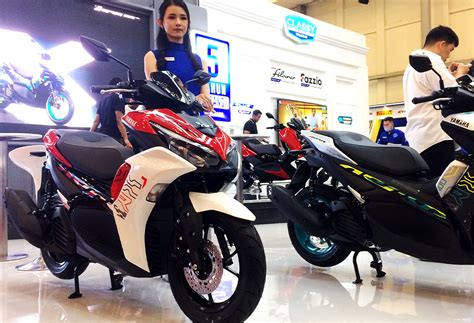 Juga Ramaikan IMOS 2023 Yamaha Hadirkan Aerox 155 Dengan Warna Baru