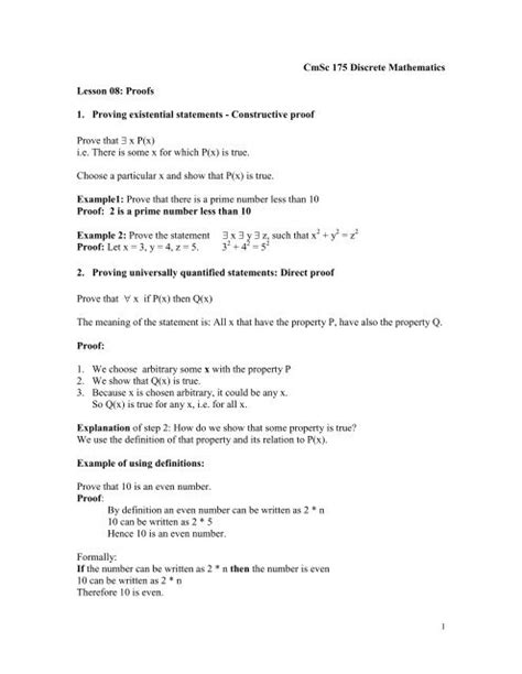 Universal Conditional Statements