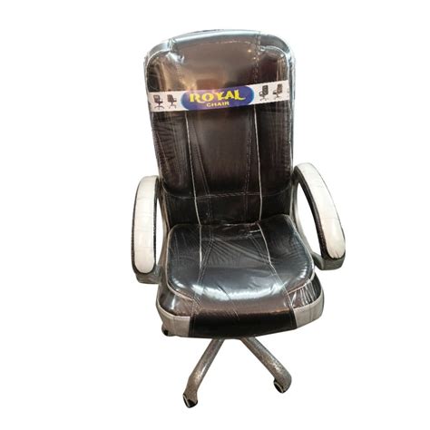 High Back Leather Revolving Chair For Office Black At Rs 2700 In New