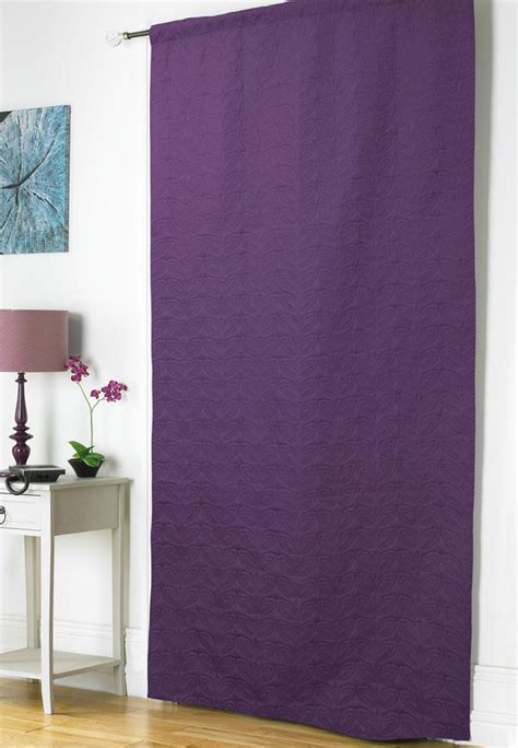 New Thermal Door Curtain Panel Energy Saving Draught Draft Excluder